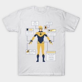 Booster Gold Info-graphic T-Shirt